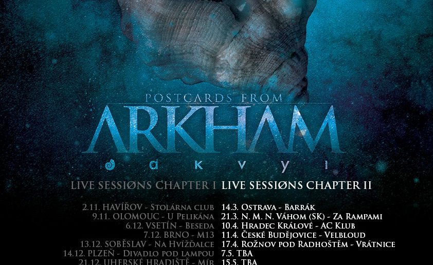 POSTCARDS FROM ARKHAM navazují na první kapitolu úspěšného tour k aktuální desce ØAKVYL